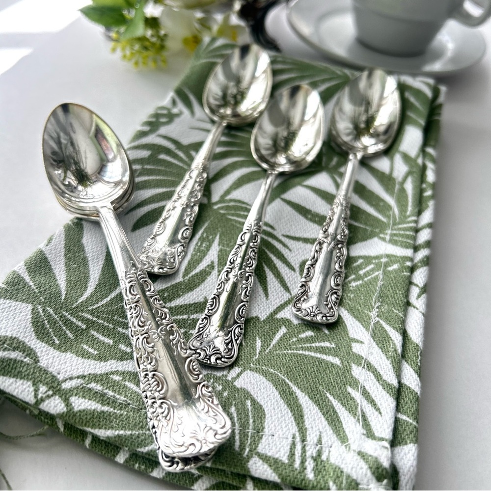 🌴Elegant Antique 1847 Roger’s Bros A1 1891 Portland Silver Plated Spoons|